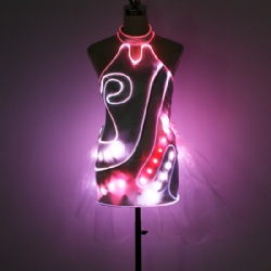 LED dress, Full color LED Skirt