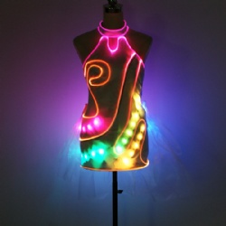 LED dress, Full color LED Skirt