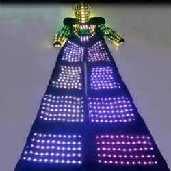 Stilts Walker LED Robot man Costumes