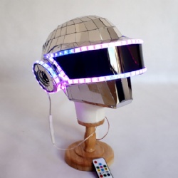 LED & Mirror DaftPunk Helmet