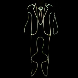 Glowing LED light up dance costumes