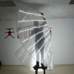 Stiltswalker White color LED Wings