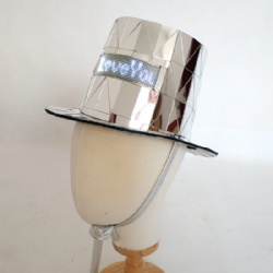 LED Mirror Man hat