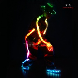 Michael Jackson style LED Dance Clothes