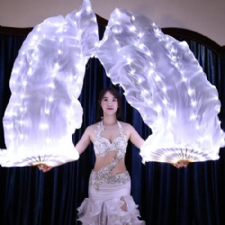 LED发光舞蹈扇子