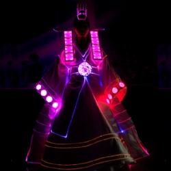 Amazing Korea style neon dress costume