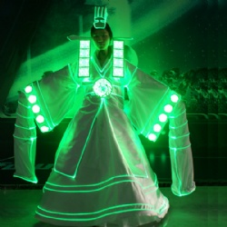 Amazing Korea style neon dress costume