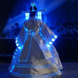 Amazing Korea style neon dress costume