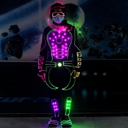 LED light up wireless control performance costumes