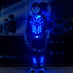 LED light up wireless control performance costumes