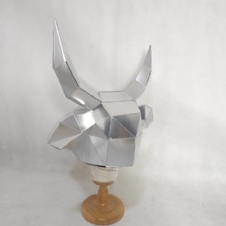 Mirror cow helmet