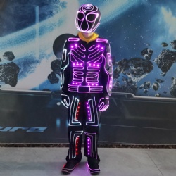 Wireless DMX512 programmable LED Robot costumes