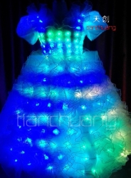 LED舞台发光长裙