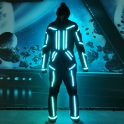 Full color LED Tron Guy Costumes