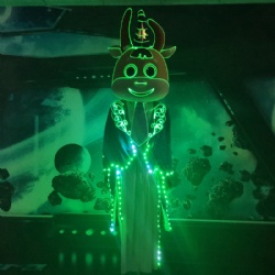 LED Cartoon Cown Performance Costume