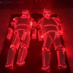 LED light-up warrior performance costumes