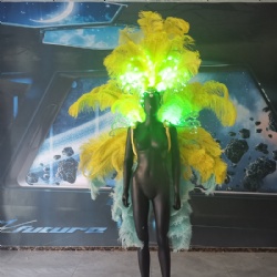 LED Samba Performance Feather Backpack