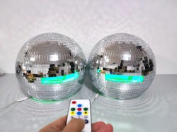 Disco mirror ball helmet