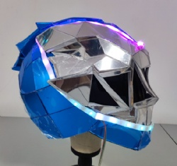 LED & Mirror super soldier helmet