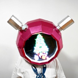 TV 3D fan display headwear