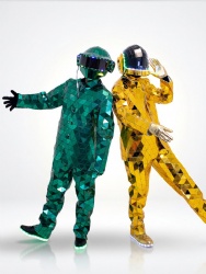 Green mirror man suits