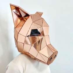 Mirror Pig Mouth Headear