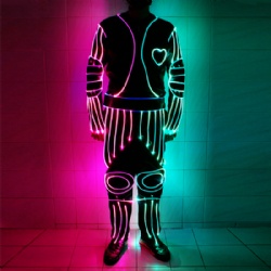 Fullcolor LED Light Fiber Optic Costumes