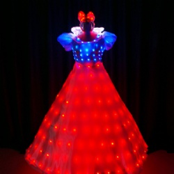全彩发光LED公主裙