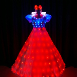 Full color LED Princess Dress