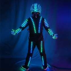 DMX512 Full color LED Robot Costumes