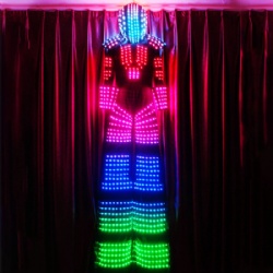 Stilt Man LED Robot Costumes