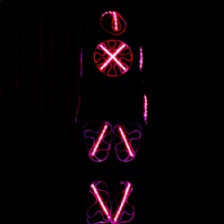 DMX512 LED Light Fiber Optical Clothes